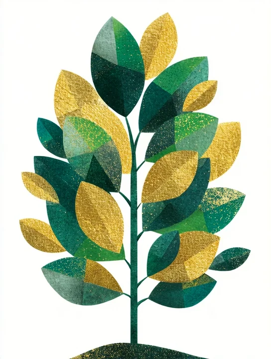 Seedling to a golden tree congratulations group card design