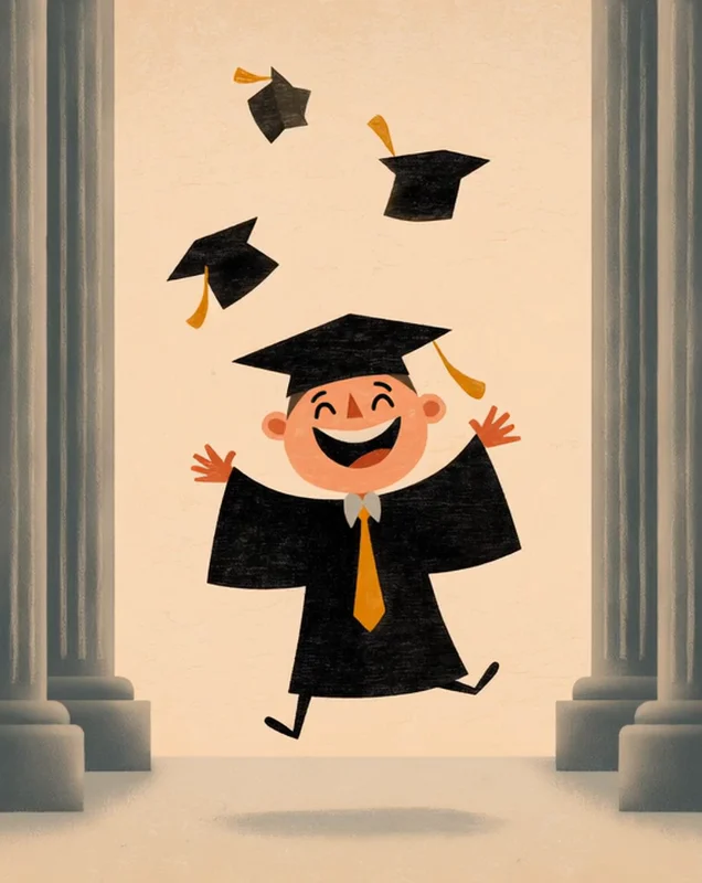 Graduation group card design