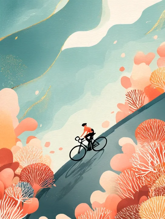 Coastal ride congratulations group card design